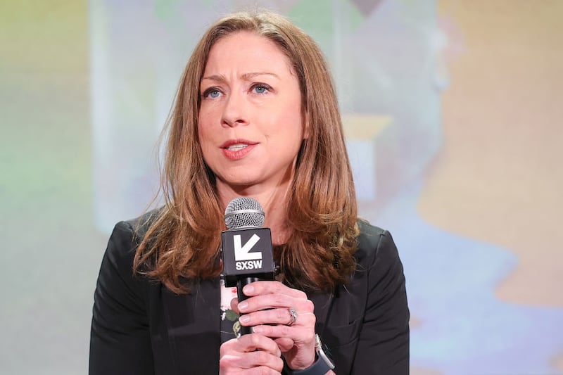 Dr. Chelsea Clinton speaks onstage during the Featured Session "Reproductive Freedom: Good for Workers, Good for Business" during the SXSW Conference & Festivals held at the Austin Convention Center on March 9, 2025 in Austin, Texas.  at Austin Convention Center on March 09, 2025 in Austin, Texas.