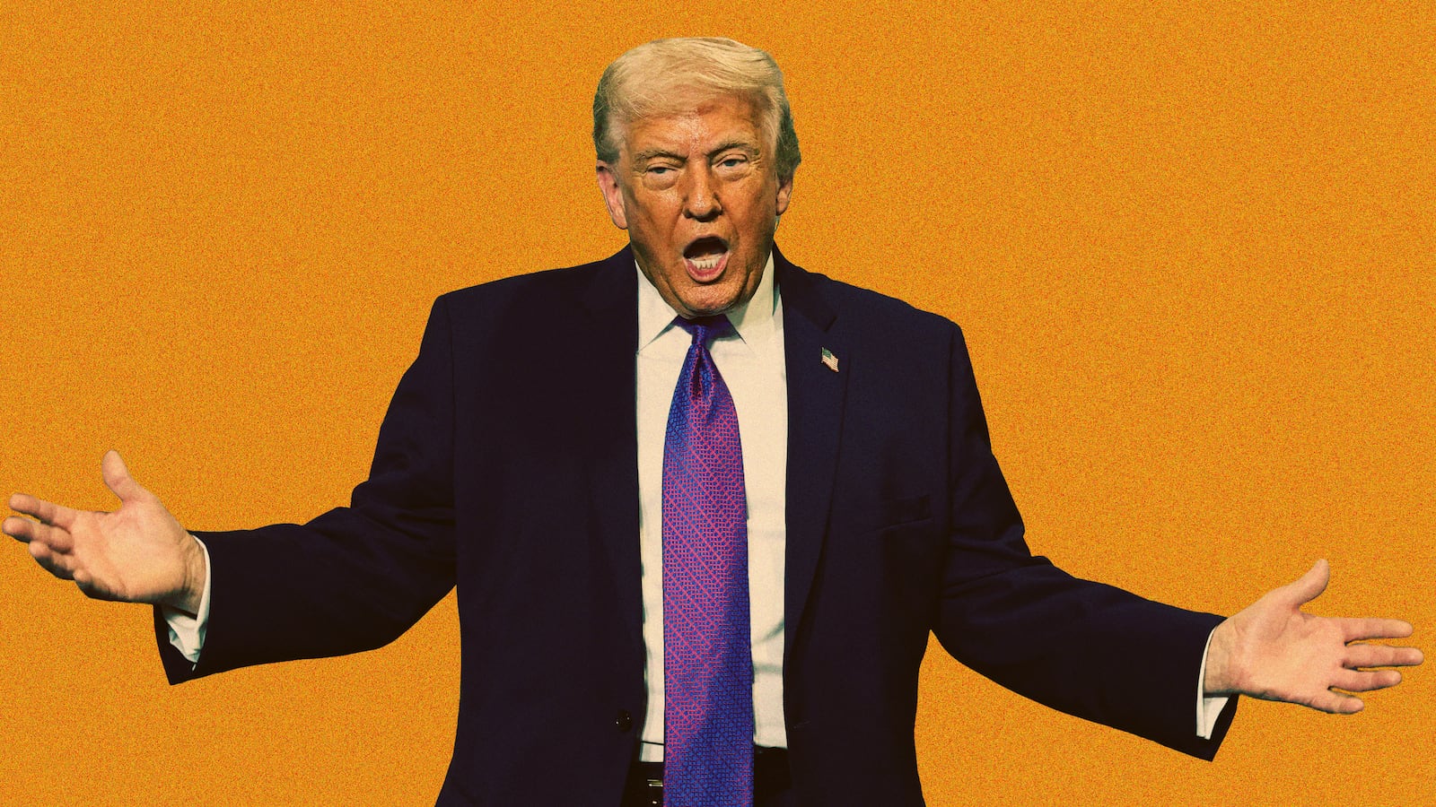 Donald Trump photo illustration