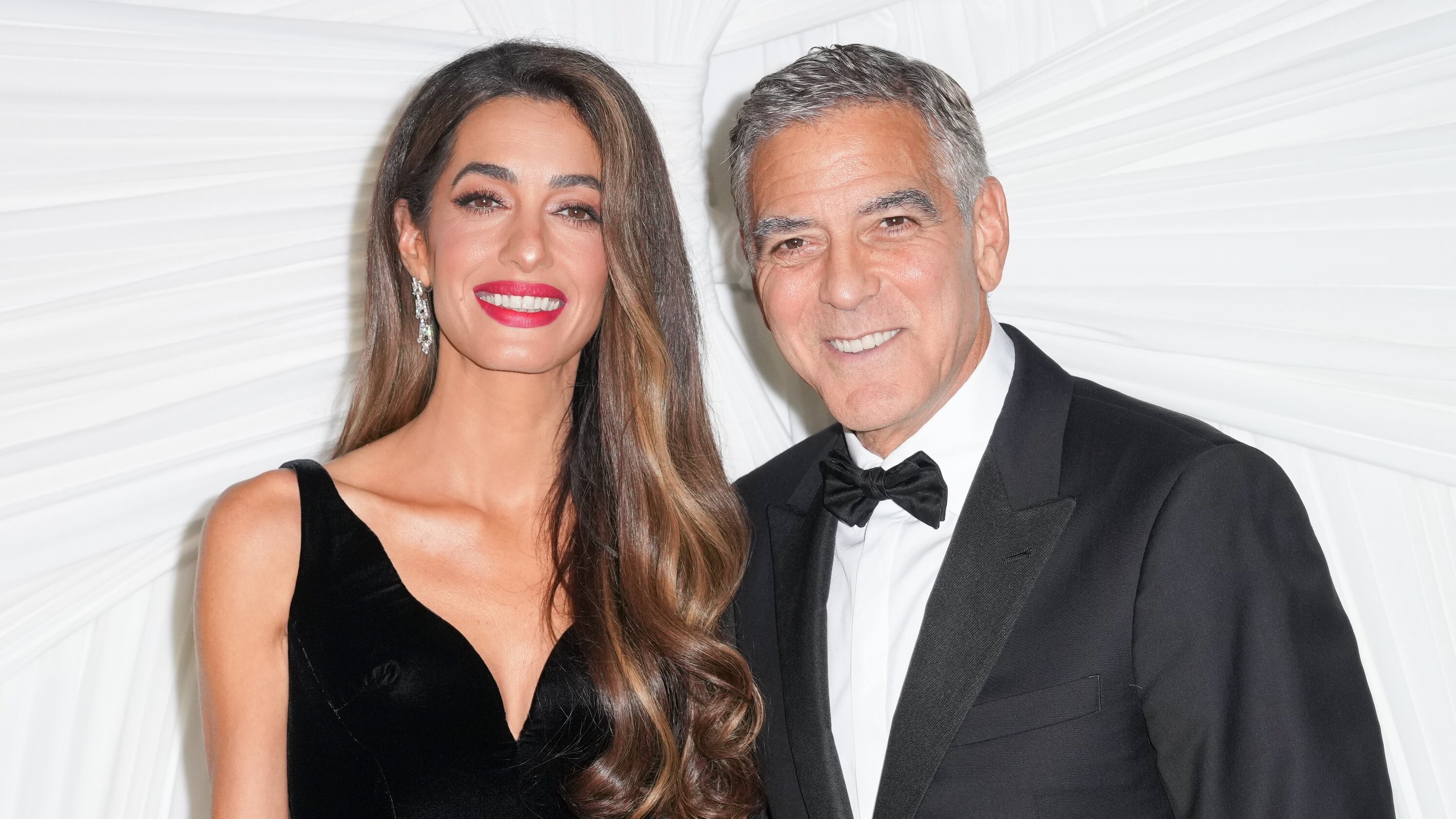 Amal Clooney, George Clooney at The Albies, Clooney Foundation for Justice on September 26, 2024 in New York, New York.