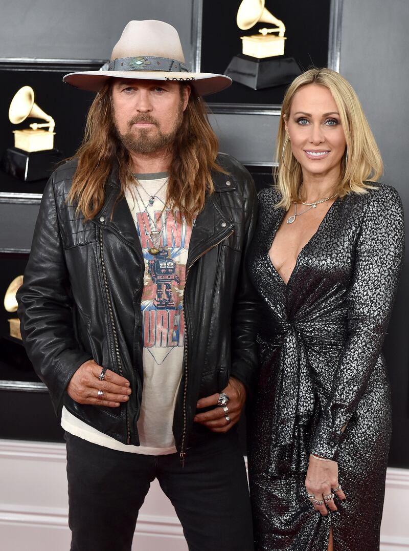 Billy Ray Cyrus and Tish Cyrus
