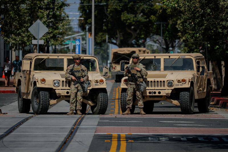 National Guard in Los Angeles