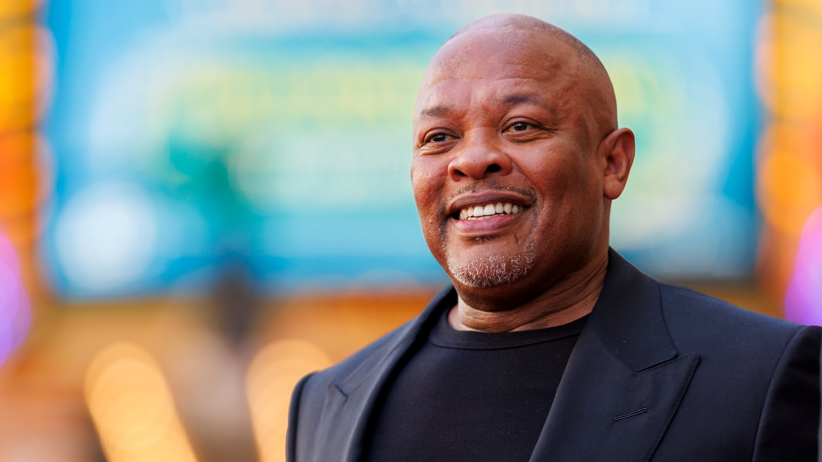 Dr. Dre getting his star on the Hollywood Walk of Fame in 2024.