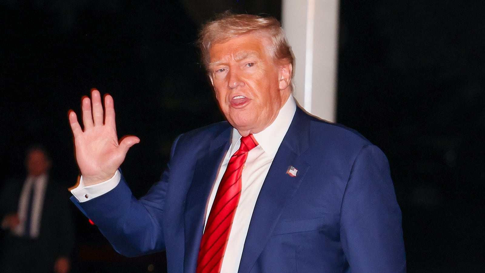 President Donald Trump walks to the White House on August 03, 2025 as is administration has struggled to defend him firing the BLS commissioner after the bad jobs report.