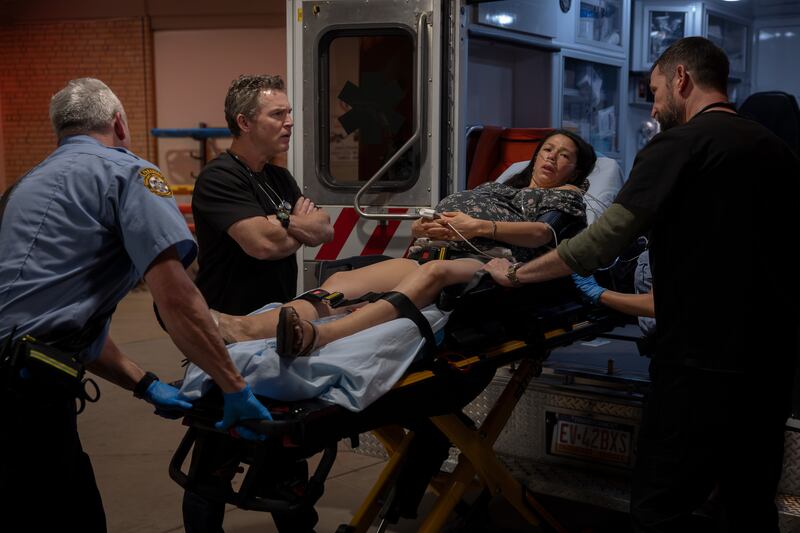 Shawn Hatosy, Nicole Wolf, and Noah Wyle.