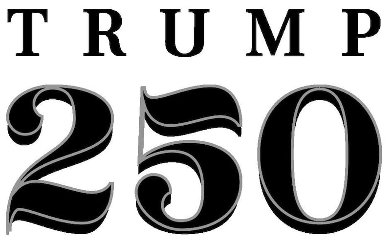 Trump 250 logo