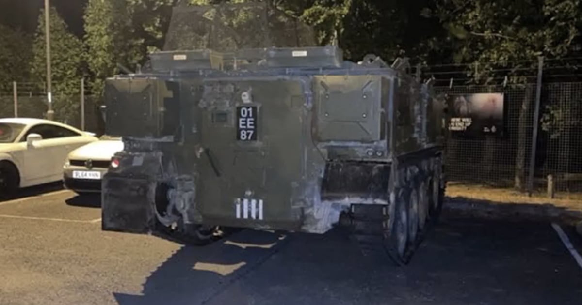 Soldiers Busted After Drunken Tank Joyride Wrecks Cars