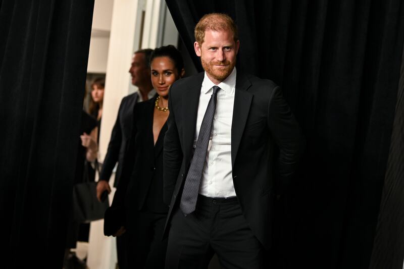 Meghan, Duchess of Sussex and Prince Harry, Duke of Sussex attend the Project Healthy Minds' World Mental Health Day Festival at Spring Studios on October 9, 2025 in New York, New York.