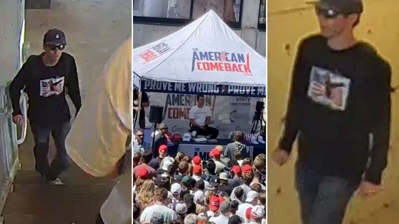 Image of shooting suspect of Charlie Kirk