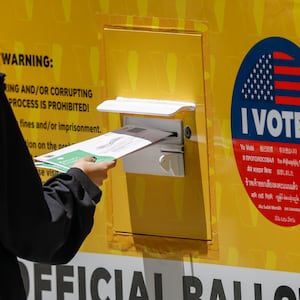 mai in ballot box