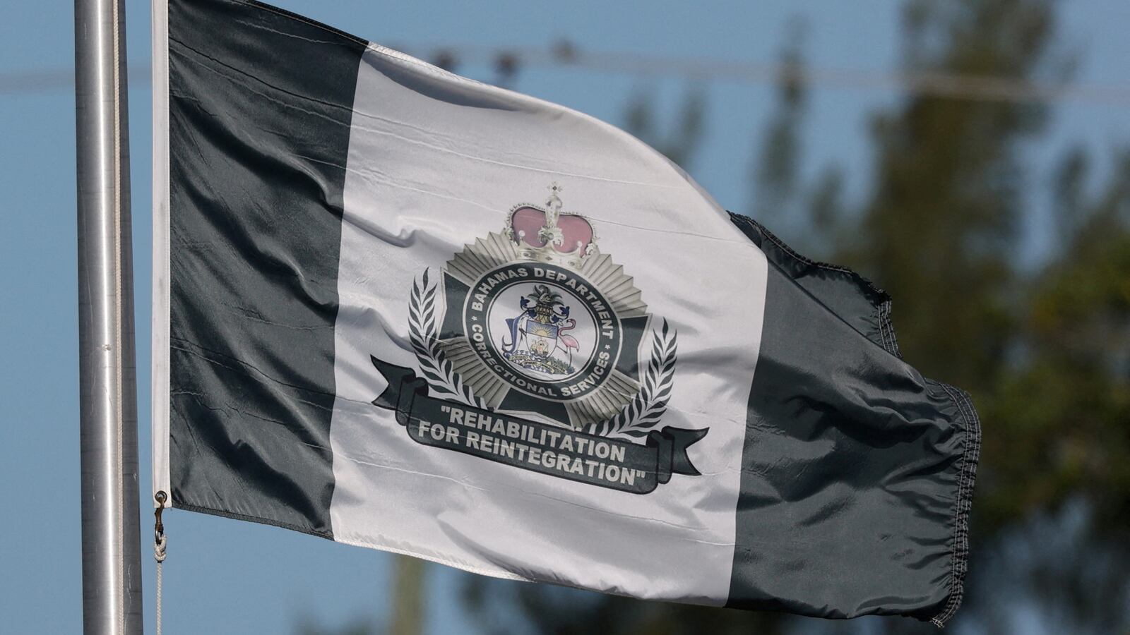 A picture of a Bahamas Department of Correctional Services flag. Lindsay Shiver, the Georgia mom accused of plotting to murder her husband with the help of her Bahamian boyfriend, broke her silence on Friday after being released on bail.