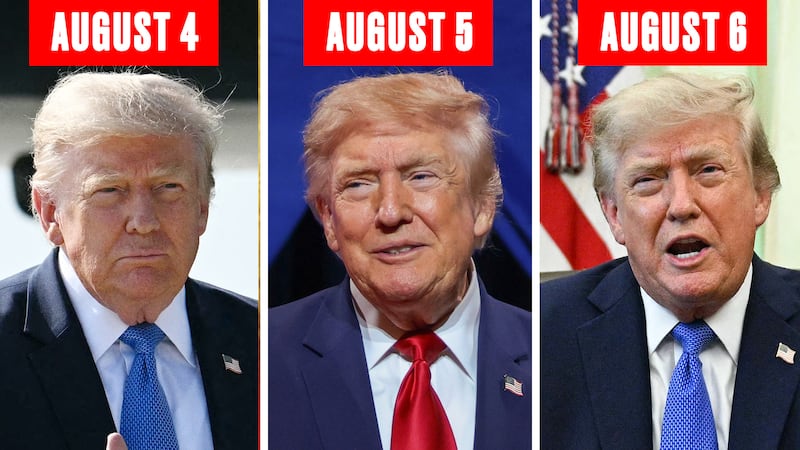 Comparison of Trump's hair.