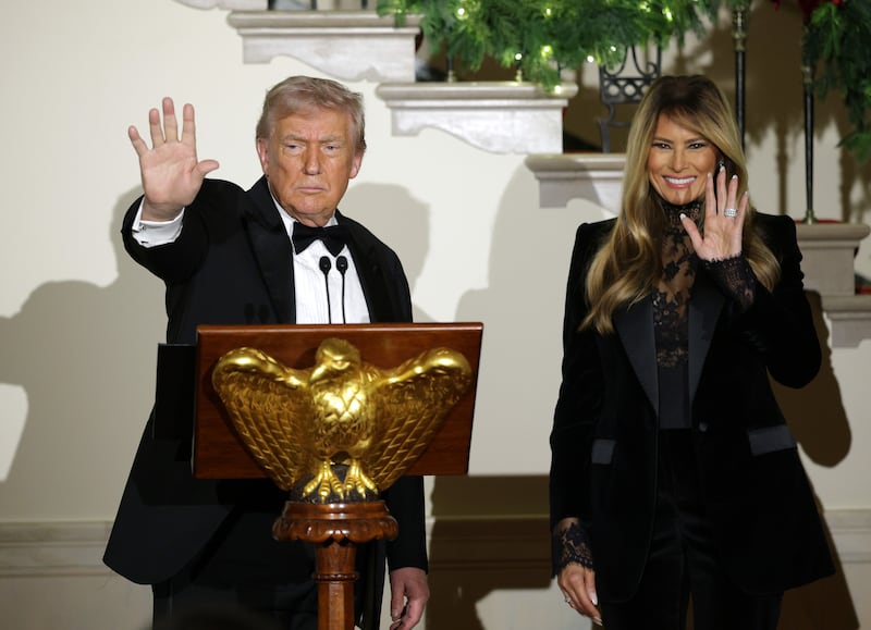 Donald and Melania Trump