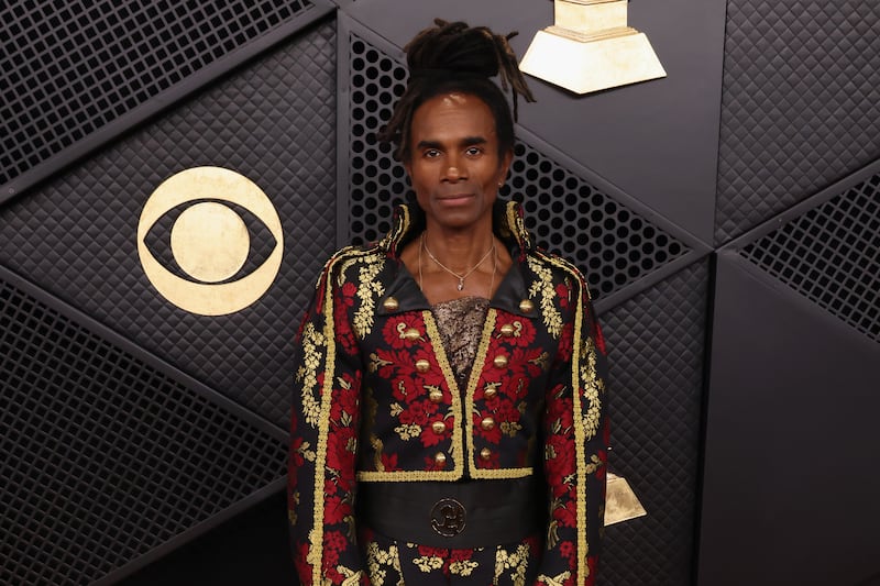 Fab Morvan of Milli Vanilli at the 68th Grammy Awards, Feb. 1, 2026, in Los Angeles, California.