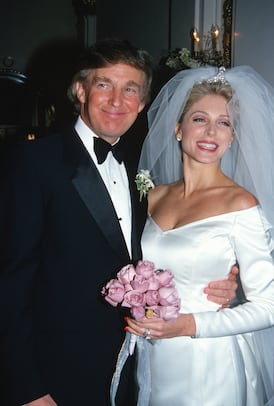 Grinning Jeffrey Epstein Pictured at Trump’s Wedding to Marla Maples