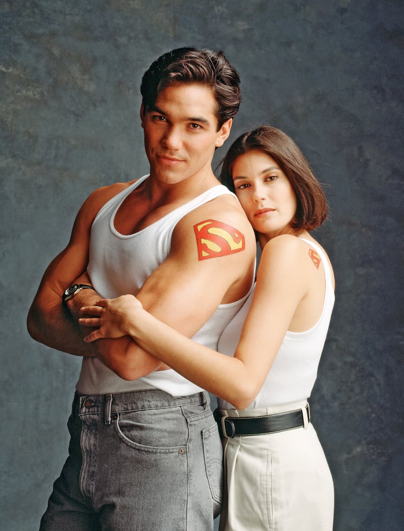 Dean Cain and Teri Hatcher in 1993.