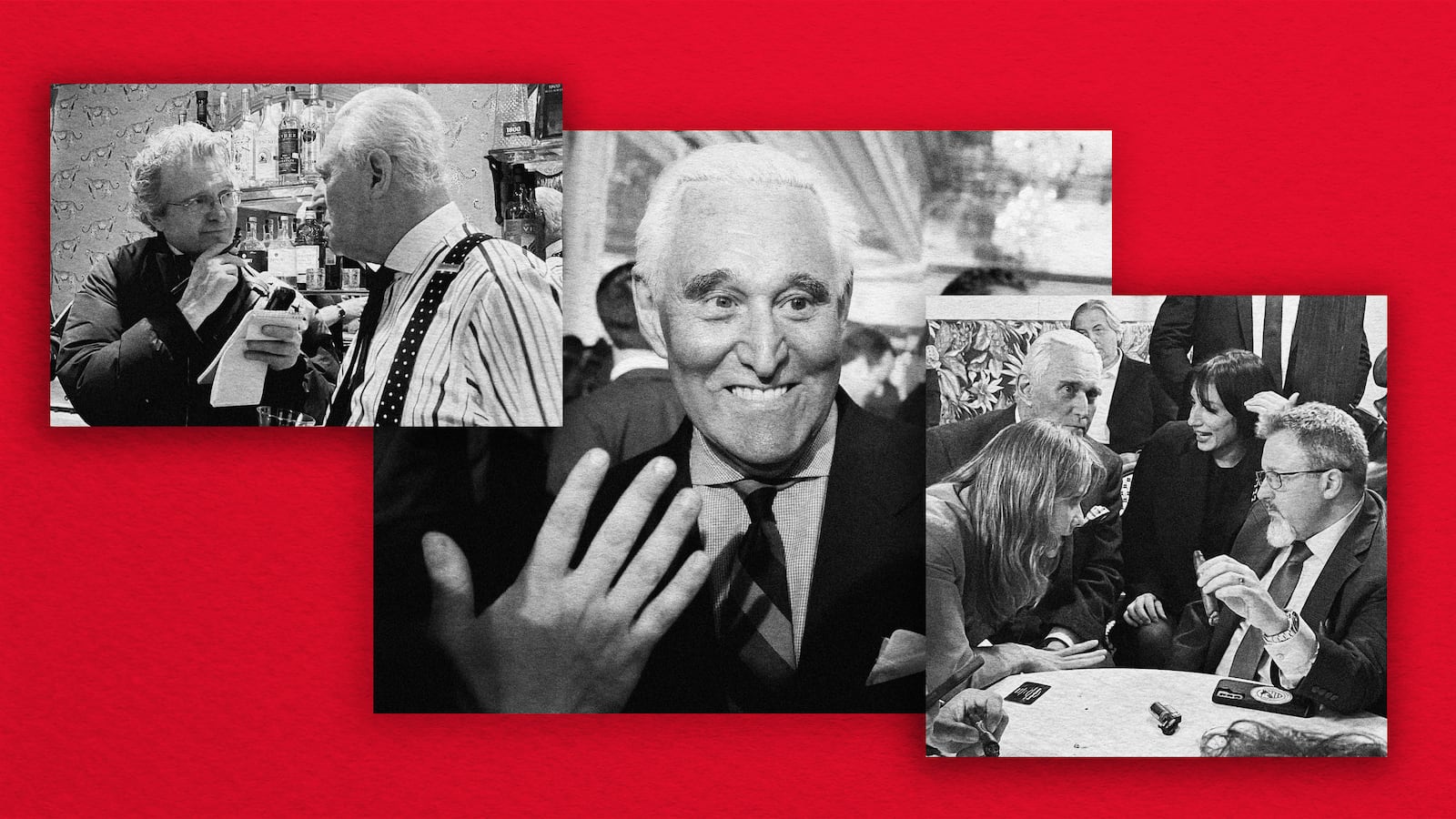 Roger Stone at the New York Young Republican Club event on March 10, 2022.