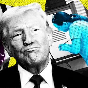 Donald Trump photo illustration