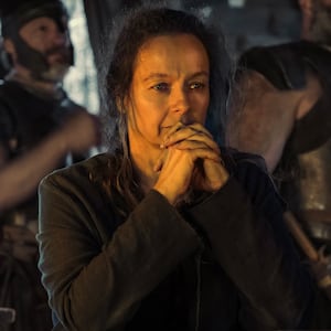 Samantha Morton plays Circe in The Odyssey.