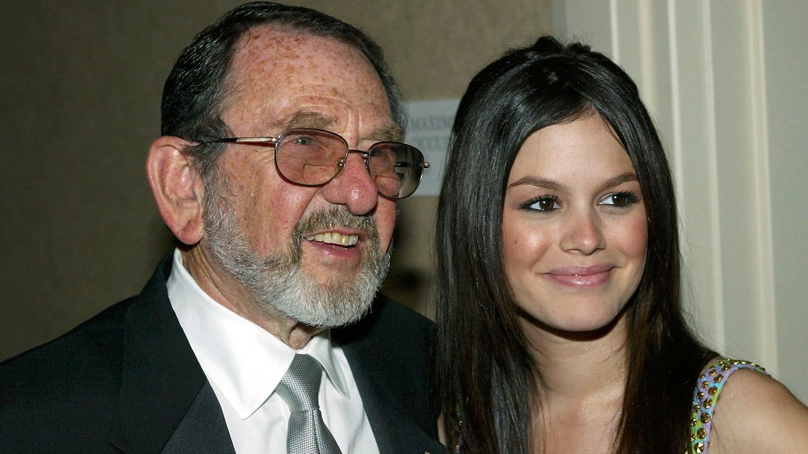 Bruce Bilson and actor Rachel Bilson attend the Academy of Television Arts and Sciences Foundation 25th Annual College Television Awards Gala at the Kodak Theatre on March 28, 2004 in Hollywood, California.