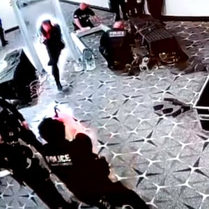 Surveillance footage of Cole Allen