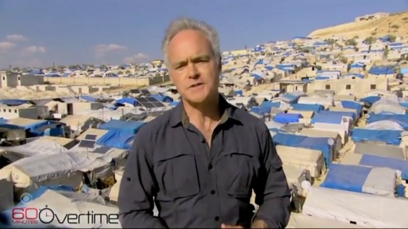 Pelley, seen here reporting from Syria, had been a '60 Minutes' correspondent since 2004.