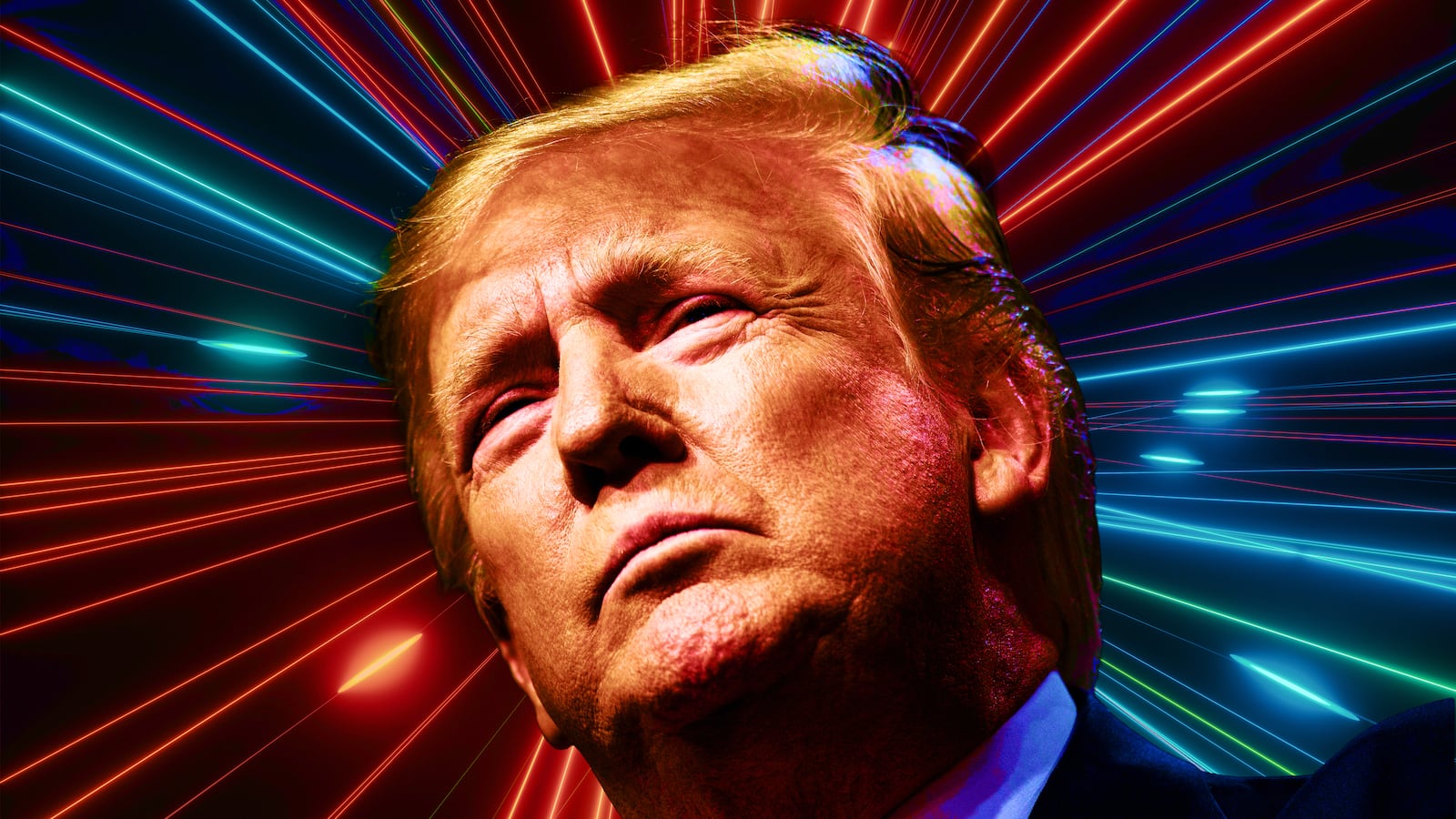 Donald Trump photo illustration