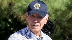 Joe Biden is seen at Janssen's Market on September 7, 2025 in Wilmington, Delaware.