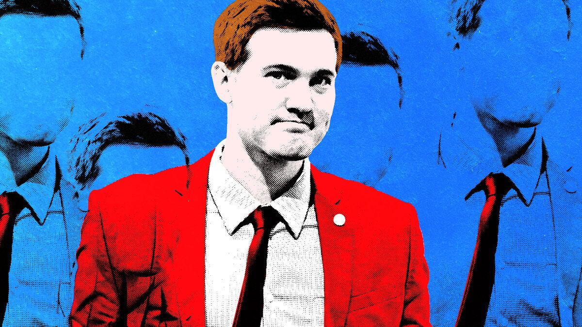 A photo illustration of Josh Schriver