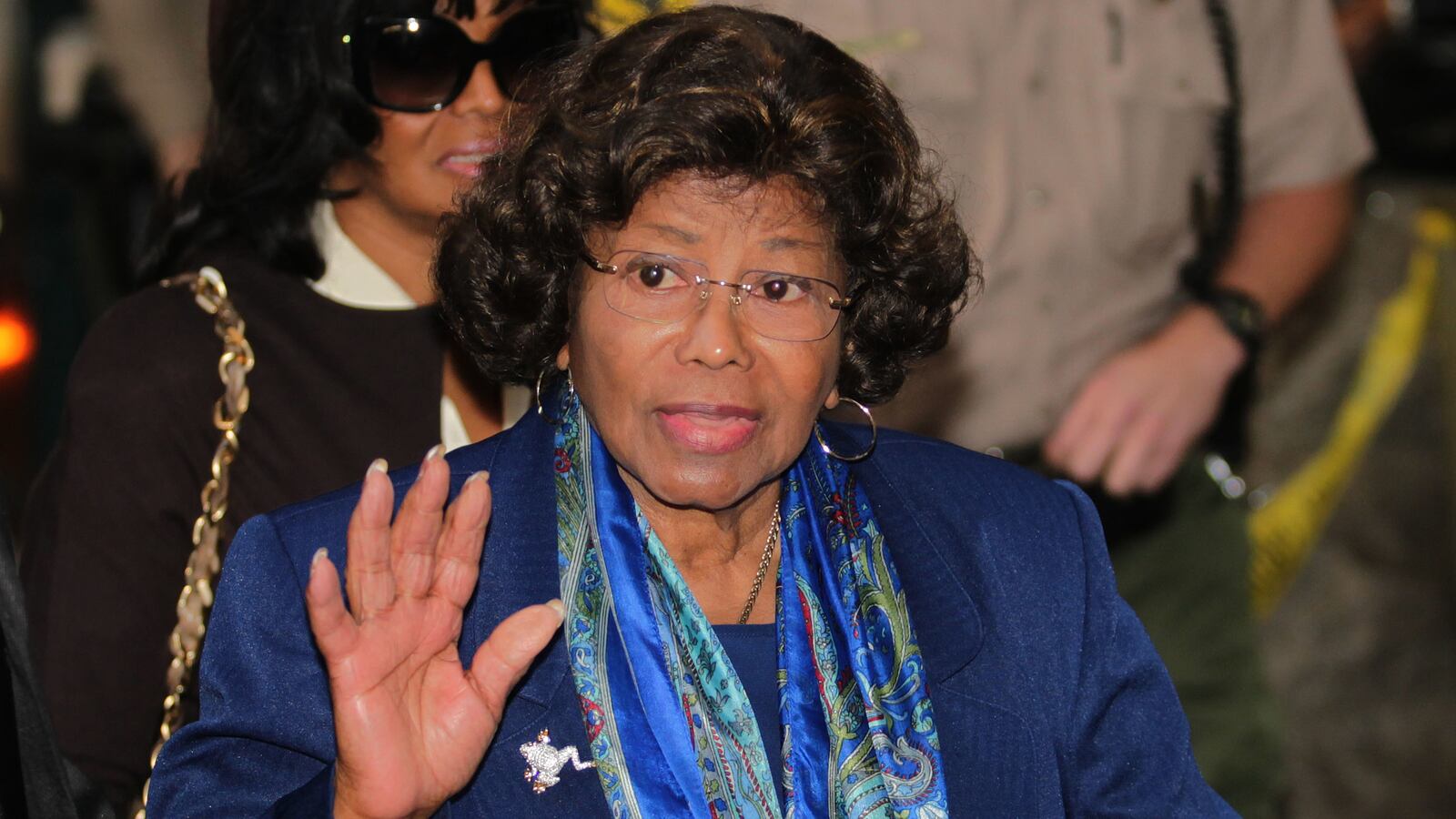 Katherine Jackson entering a courtroom in 2011.