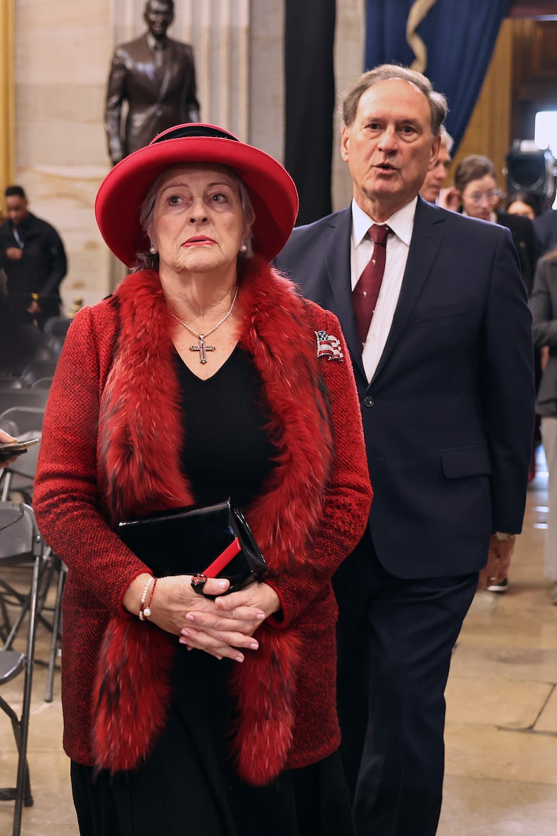 Supreme Court Justice Samuel Alito, Jr. and his wife Martha Bomgardner.