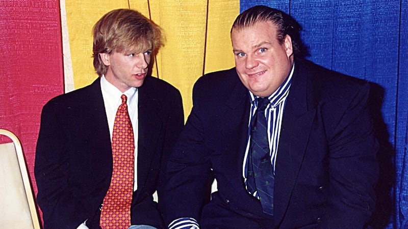 David Spade and Chris Farley
