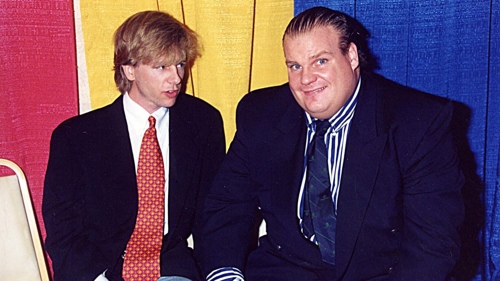 David Spade and Chris Farley