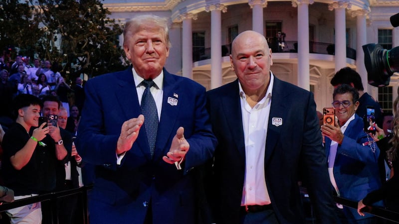 Donald Trump and Dana White