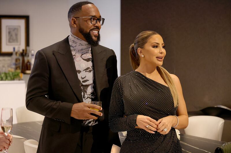 Marcus Jordan and Larsa Pippen.