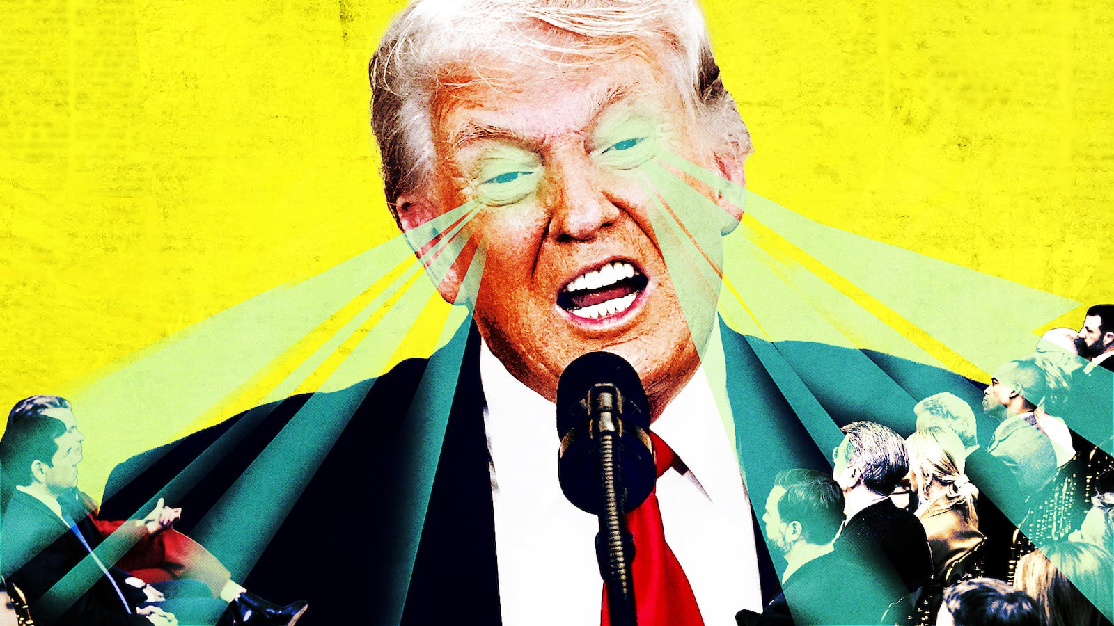 Trump's Iran War speech with his cabinet members in attendance.