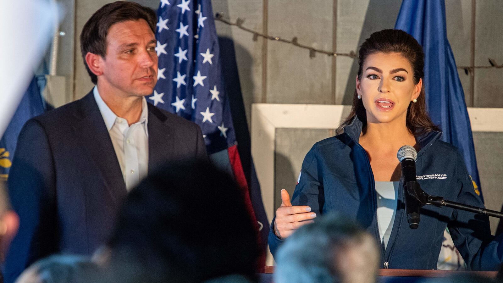 Florida Governor Ron DeSantis and his wife Casey.