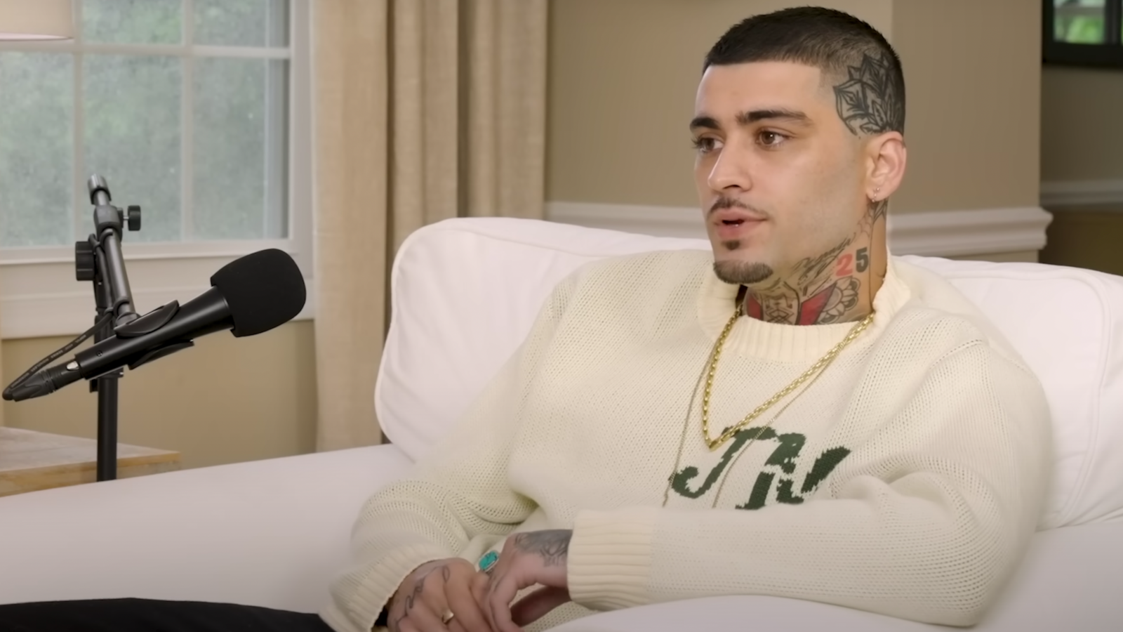 Zayn Malik gets interviewed on the Call Her Daddy podcast