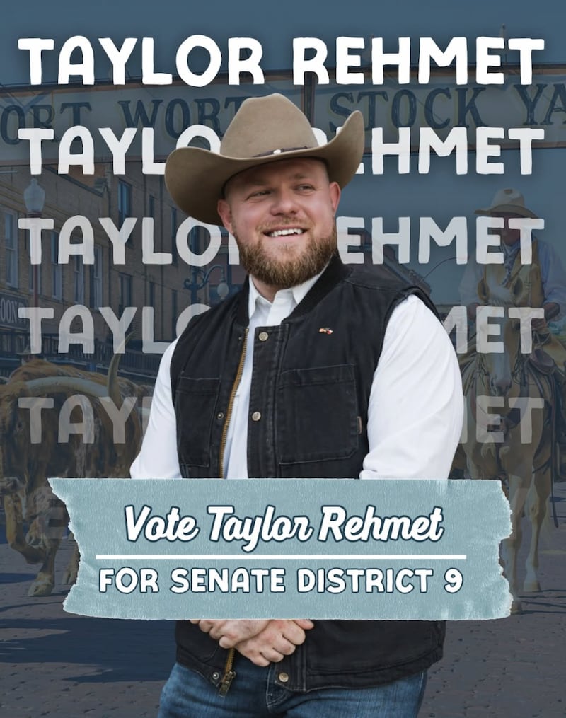 Democrat Taylor Rehment coasted to victory in a Texas state legislative special election on Saturday—a district Trump comfortably carried a year ago.