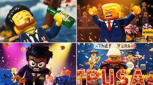 LEGO AI Trump admin videos.