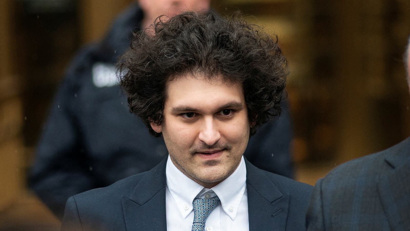 Former FTX Chief Executive Sam Bankman-Fried, who faces fraud charges over the collapse of the bankrupt cryptocurrency exchange, exits the Manhattan federal court in New York City, U.S. February 16, 2023.