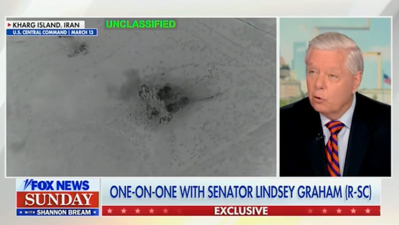 Lindsey Graham talks Iran War on Fox News.