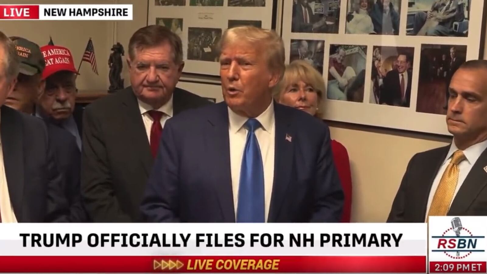 Donald Trump talks about House Speaker race in New Hampshire.