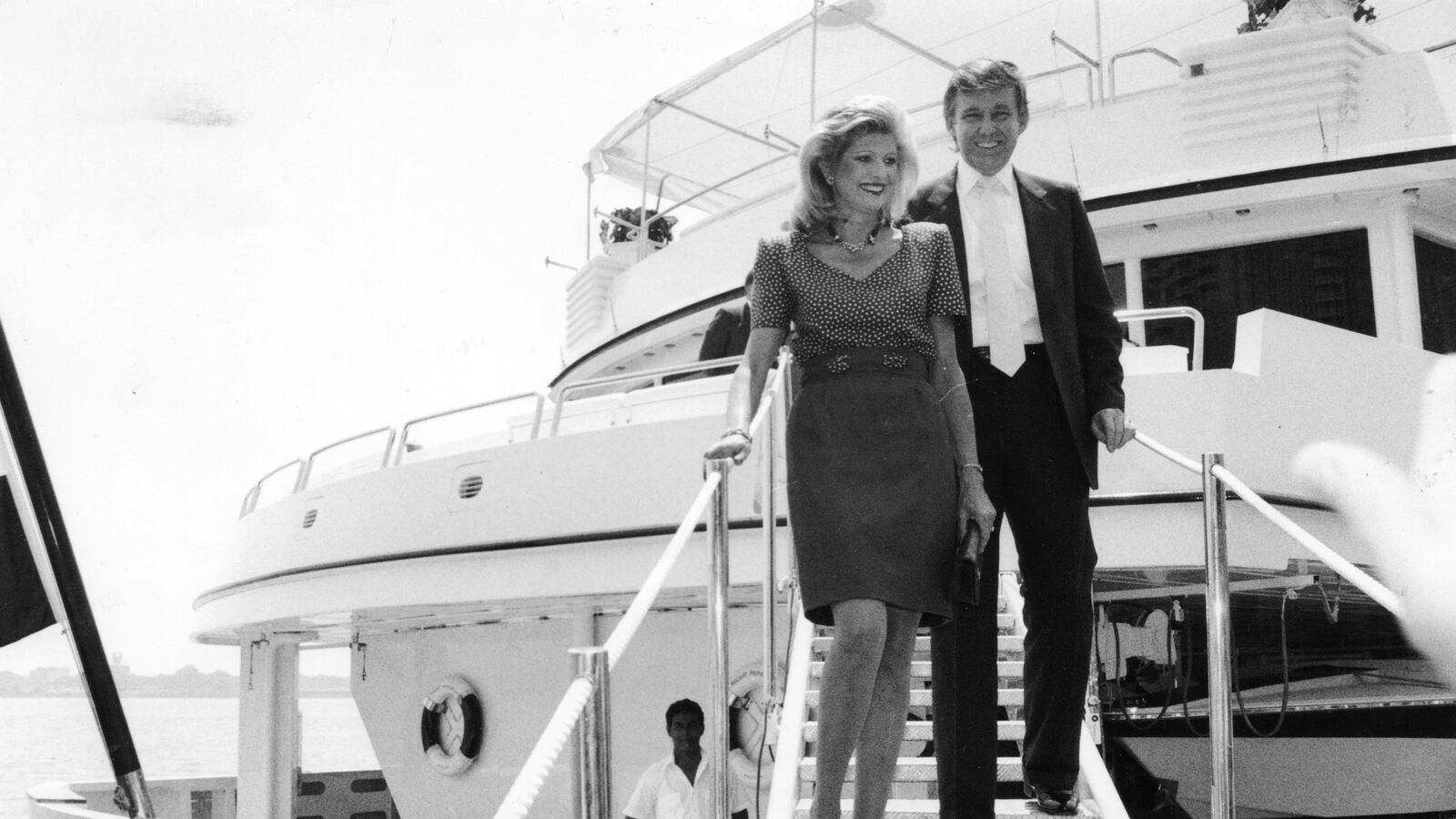 Trump on the Trump Princess