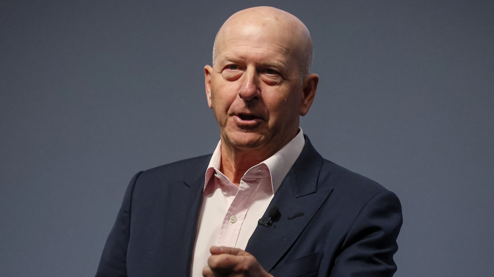 Goldman Sachs CEO David Solomon speaks during the Goldman Sachs Investor Day.