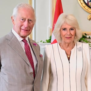 Britain's King Charles III and Queen Camilla pose with Prime Minister of Canada Mark Carney and his wife Diana Fox Carney, in Ottawa, Ontario, Canada, May 26, 2025. Victoria Jones/Pool via REUTERS