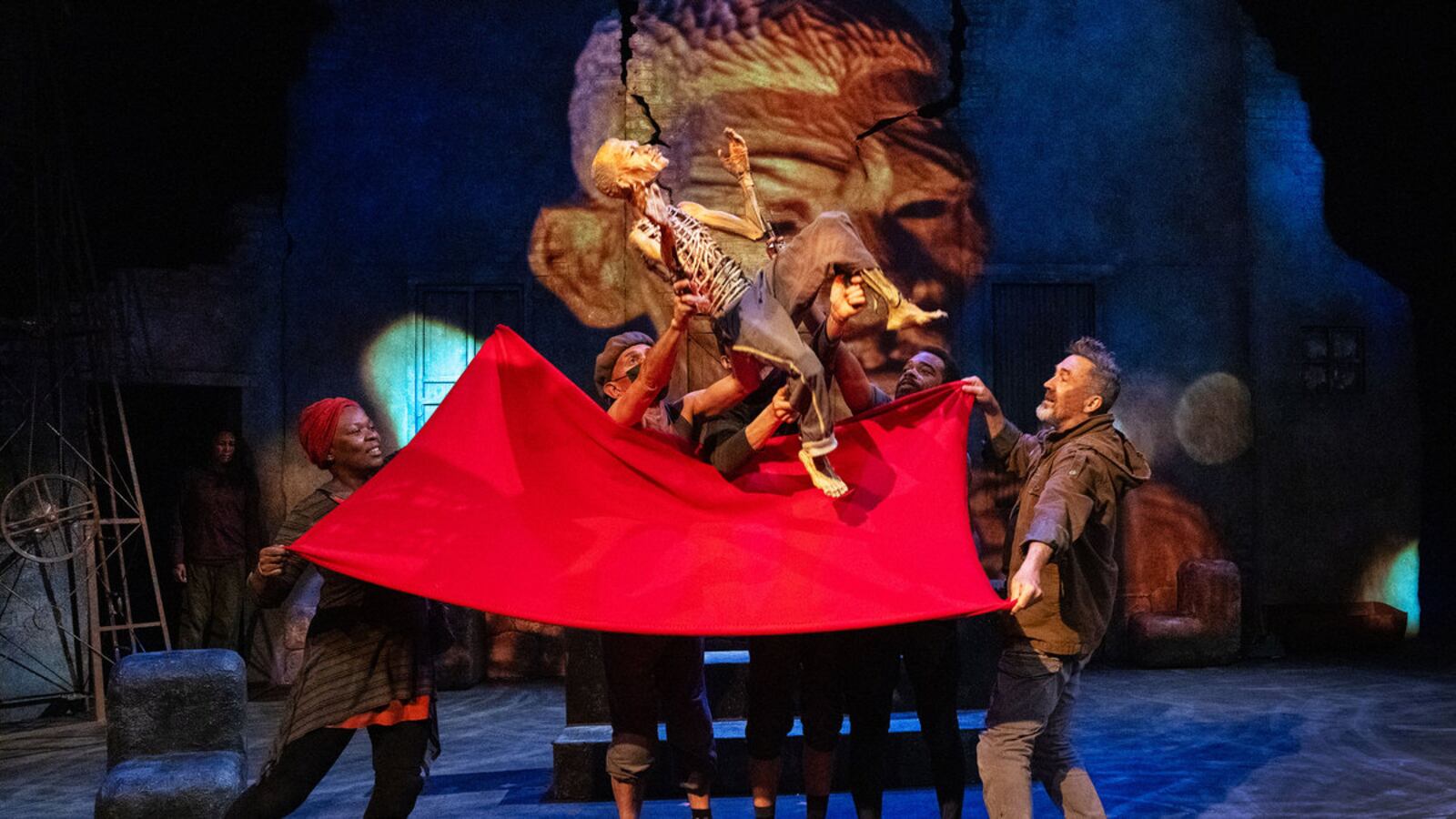 A photo including a still from the play 'Life & Times of Michael K'