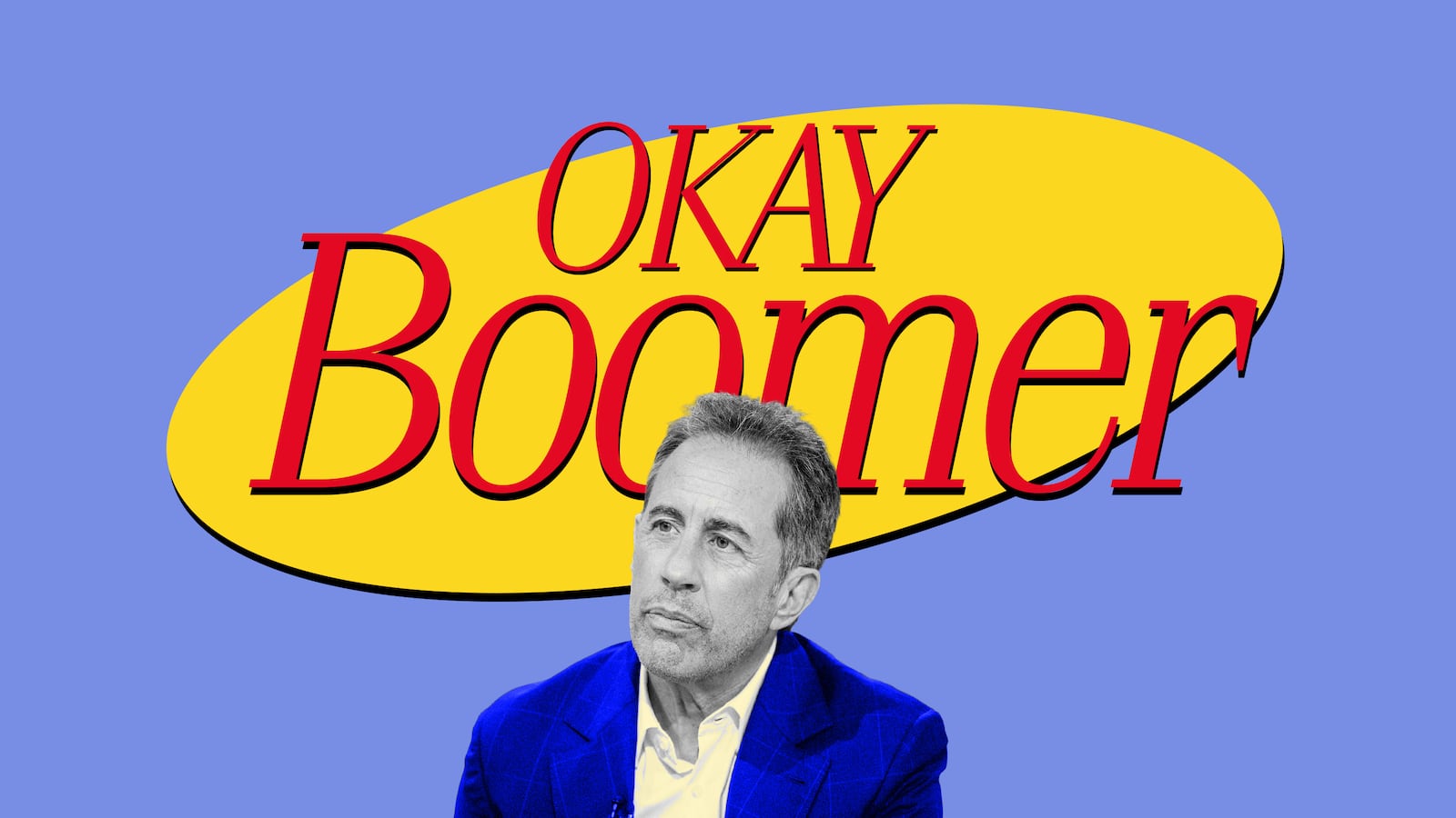 A photo illustration of Jerry Seinfeld.