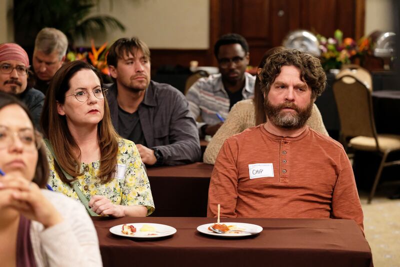 Martha Kelly as Martha, Zach Galifianakis as Chip Baskets