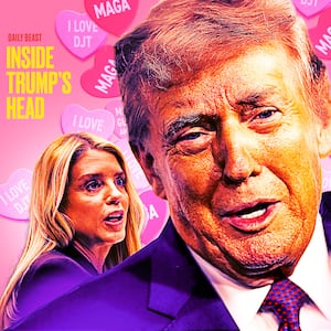 Donald Trump surrounded by Pam Bondi, Robert F. Kennedy Jr. and Pete Hegseth.