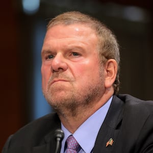 Tilman Fertitta, nominee to serve as the U.S. Ambassador to Italy, testifies during his Senate Foreign Relations Committee confirmation hearing in the Dirksen Senate Office Building on April 01, 2025 in Washington, DC.